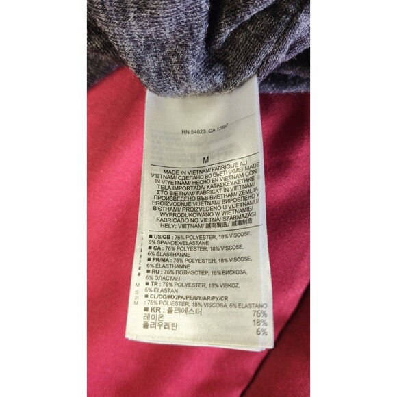 Banana Republic Bodycon Dress Womens Med Charcoal Gray Ruched Long Sleeve Knit - Picture 11 of 12